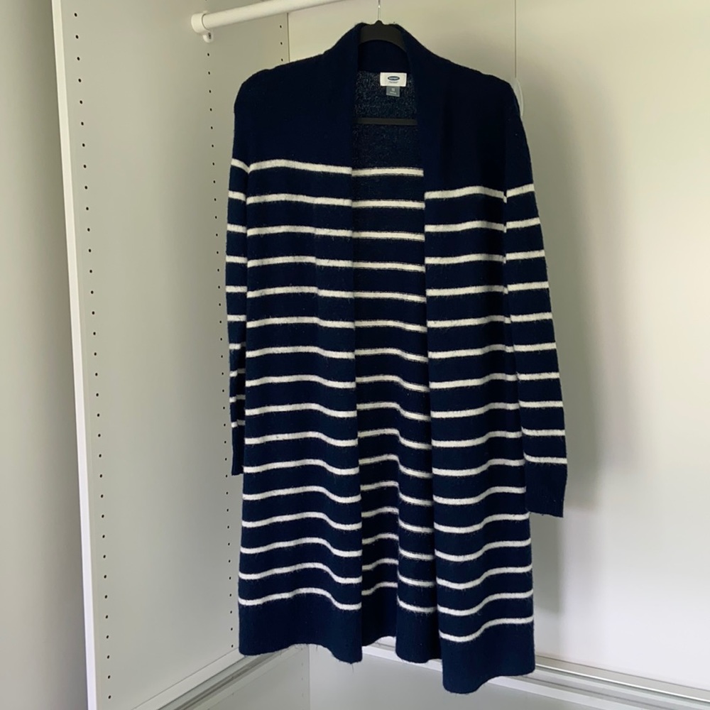 Old Navy Striped Oversized Cardigan